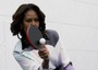 Michelle Obama e il ping pong