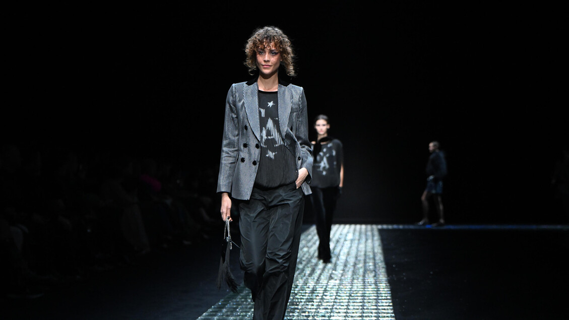 Milan fashion week: Emporio Armani - RIPRODUZIONE RISERVATA