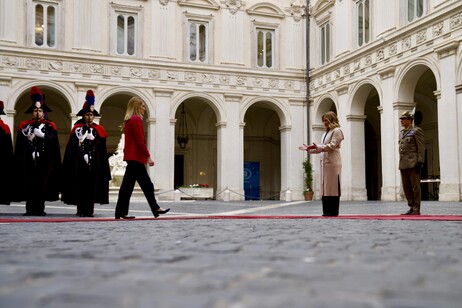 Metsola meets Meloni in Rome