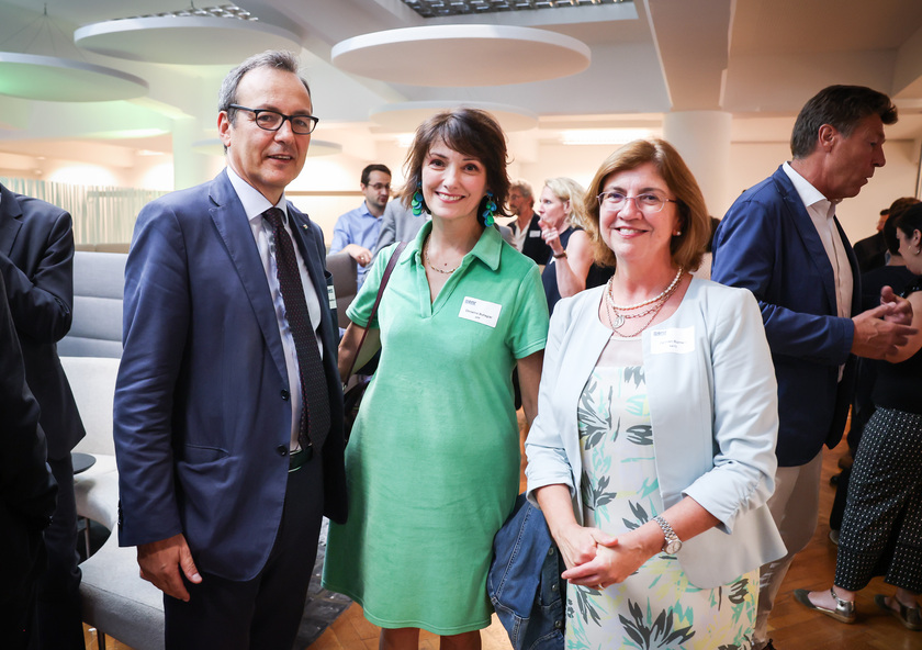 Serata di inaugurazione della European Newsroom - RIPRODUZIONE RISERVATA