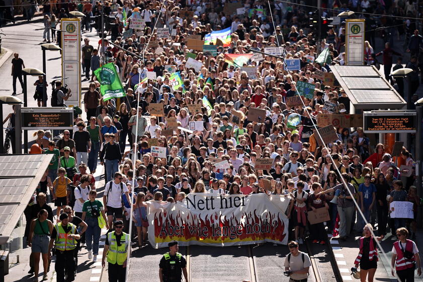 Fridays For Future a Berlino © ANSA/EPA