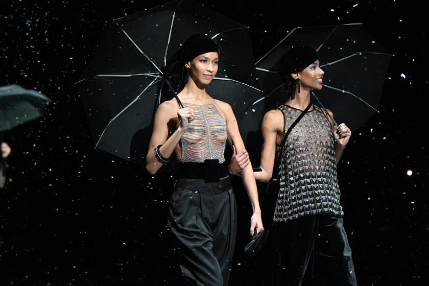 Milan fashion week: Emporio Armani - RIPRODUZIONE RISERVATA