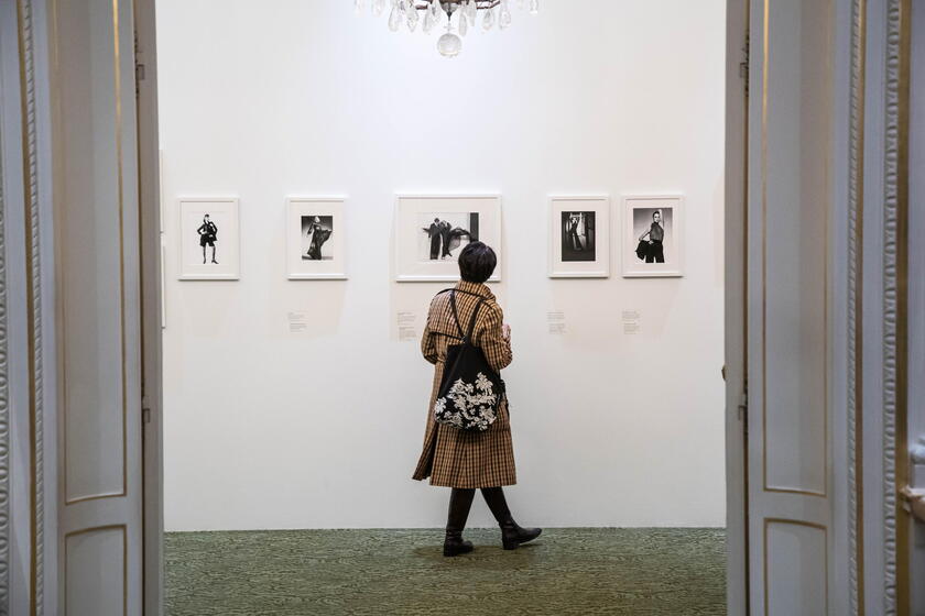 Yves Saint Laurent exhibition in Paris © ANSA/EPA