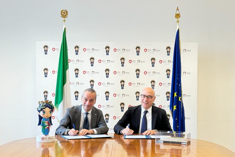 Expo 2025 Osaka firma protocollo d 'intesa con l 'Asi - RIPRODUZIONE RISERVATA