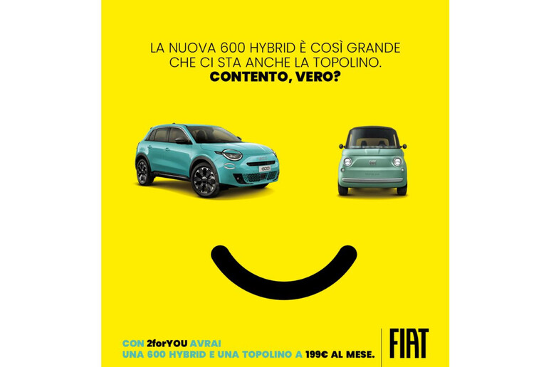 Fiat, nuove soluzioni finanziarie per Topolino e 600 Hybrid - RIPRODUZIONE RISERVATA